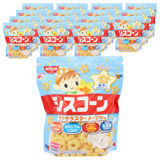 NISSIN 日清 星星造型脆麥圈 香脆楓糖風味, 16個, 120g