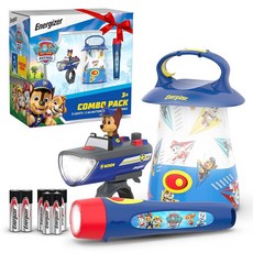 Energizer Paw Patrol 선물 세트 손전등 랜턴 자전거 조명 콤보 팩 아동용 손전등 아동용 안전한 손전등 남아 및 여아용 퍼피 구조대 장난감