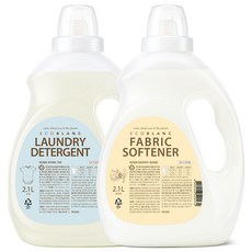에코블랑 유아 세제 2.1L + 섬유유연제 2.1L 세트 플로럴향, 1세트