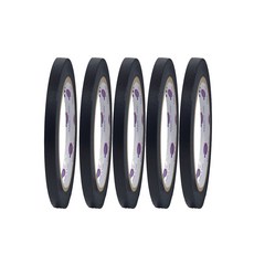 유로피안 이태리 마스킹 테이프 블랙 검정 10mmX40M, 5개