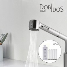 대림 도비도스 주방수전필터 녹물제거 DPF-1000 최신모델 토네이도 물살방식/싱크헤드, 1개