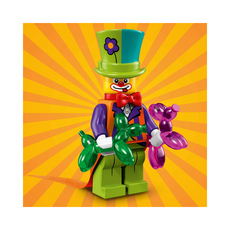 레고 71021 미니피규어 시리즈 18-4번 파티 어릿 광대 정품, 1개