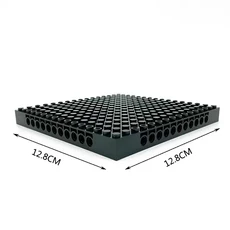 1PC 베이스 플레이트 빌딩 블록 스플 벽돌 DIY 조합 MOC 16x16 홀 연결 모듈 호환 액세서리, 01 1PC