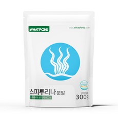 왓푸드 스피루리나 분말 200g 300g (미국), 300g 실속 파우치 제품