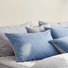 닥스 침구 고밀도 브로스 네이비 베개커버