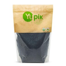 Yupik 블랙 벨루가 렌틸콩 1kg(2.2파운드) (340온스) GMO 프리 비건 글루텐 프리 코셔 생 무설탕 - 단백질 섬유질 및 철분이 풍부 수프 및 샐러, Yupik 블랙 벨루가 렌틸콩, 1kg(2.2파운드)