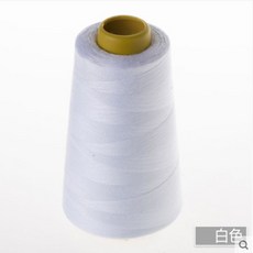 寶塔形滌綸縫紉線, 白色