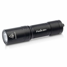 FENIX E01 V2.0 迷你鑰匙圈手電筒, 黑色, 1個