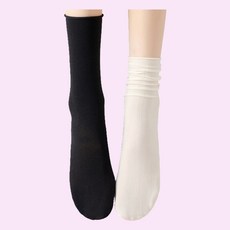 [DND] 여름 쿨 패션양말 장목 발목 무압박 임산부 골지, 그린