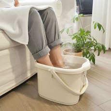 족욕통 발 일본제 족욕 이노마타 바구니 족욕기, 아이보리, 이노마타 족욕기