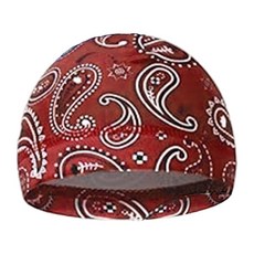 피트니스 트레이닝 야외 모험을 위한 통기성 스트레치 스컬 캡 6종, Burgundy