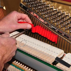 피아노 튜닝 도구 악기 조정 용품용 고무 음소거 수리 키트 어쿠스틱 튜너, 1개