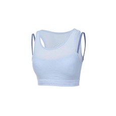 매장정품 다이나핏 (정상:89000원 60%할인) 여성 POWDER 파우더 브라탑 SBlue (YWM24287B2) 159573