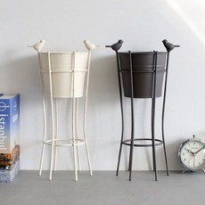 조경 수경 인조꽃 철제 가짜 튼튼한 금속제 자연 58227pc 1(EA), 갈색