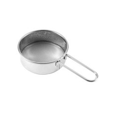 주방 밀가루 파인 스트레이너 베이킹 핸들 커피 파우더 도구, 1개