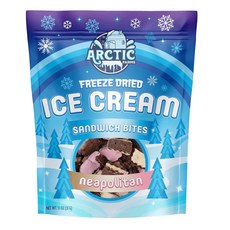 Arctic Farms 동결 건조 아이스크림 샌드위치 바이트 네오폴리탄 31g, Neapolitan, 1개
