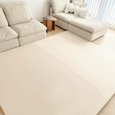 매직클린 2단 빅 폴더매트 200x280x4cm 신생아 아기 놀이방매트, 베이지