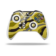XBOX One SX 컨트롤러와 호환되는 랩터스킨즈 데칼 비닐 스킨 랩 - 카무플라주 옐로우컨트롤러 미포함, XBOX One SX 컨트롤러와 호환되는 랩터스킨즈 데