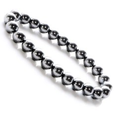 [GOLD STONE] 8mm 17.5cm 테라헤르츠 광석 팔찌 라운드 고순도 파워 스톤 원적외선