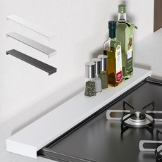 JSUSUJ 인덕션 확장 선반 주방 틈새공간 활용 인덕션 선반 사이드 선반 랙, 흰색, 1개