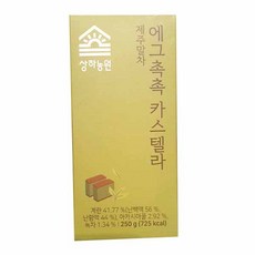 상하농원 에그촉촉 카스텔라 제주말차, 1개, 250g