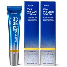 셀라딕스 비타K 다크 클리어 아이크림 리필용 다크써클 혈행개선 미백, 2개, 15g