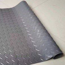 바닥매트 창고 PVC고무매트 미끄럼방지 복도 고무, 1개, 120x500cm 그레이 헤링본 1.5mm