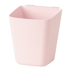 오토구스 미니 버킷 세차 도구 걸이 보조 수납함 버킷 나이저, 라이트핑크, 750ml