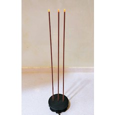 全益成 環保電子香座 拜拜家用LED電子香爐, 棕色