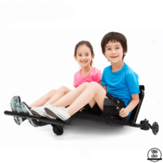 고카트 미니 루지 레이싱 1인용 2인용 웨이브 롤러 차량 발 자동차, 1개