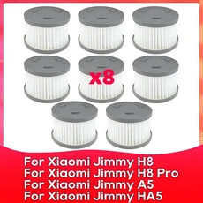 Jimmy H8 Pro A5 진공 청소기와 호환되는 HEPA 필터 부품 및 액세서리., 01 8 Pcs