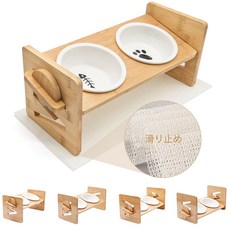 Kito Lee 고양이 개용 식기 애완동물 식기대 고양이 개용 푸드 그릇 물 그릇