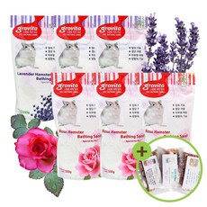 그로비타 햄스터 목욕모래 550g 향기선택 화장실, 장미향, 3개