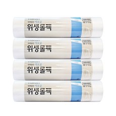 롯데이라이프 일회용 위생롤팩 알뜰형 중 200p, 4개