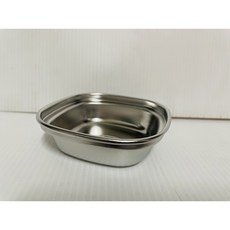 304不鏽鋼分隔盤，韓式三格設計，調味佐料小菜碟，分隔配菜醬料，多功能餐盤, 正方形1格醬油盤, 1個