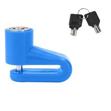 도난 방지 장치 전기 스쿠터 디스크 산악 오토바이 강철 안전 자전거 와이어 브레이크, Blue
