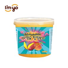 아임요 팝핑보바 망고, 2kg, 1개