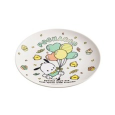 산리오 멜라민 플레이트 접시 20cm 포차코