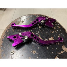 雷霆150 雙碟版 碟煞煞車拉桿 手把 可調式 5段可調 紫色, 1個