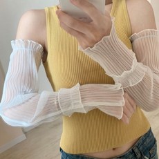 ARUM 여성 레이스 팔토시 5color 여름 자외선차단 운전 암커버 시스루 슬리브 쿨토시 등산 골프 낚시