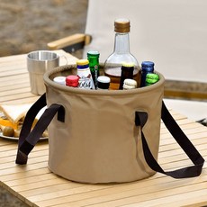 캠핑 설거지통 바스켓 바구니 접이식 멀티 가방 AL38, 베이지