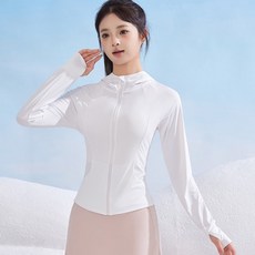 2026年新款女款連帽防曬衣外套，修身顯瘦，夏季戶外瑜珈服