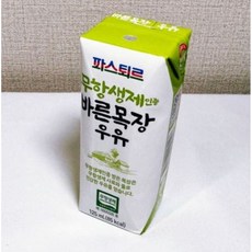 파스퇴르 무항생제 인증 바른목장 우유, 125ml, 18개