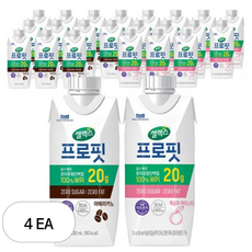 셀렉스 프로핏 드링크 복숭아 330ml 12p + 웨이프로틴 아메리카노 330ml 12p, 4세트
