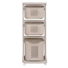 올유리빙 네추럴 빅스윙 빨래 바구니, 베이지