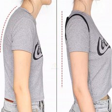 두두쇼핑몰샵 어깨 지지 밴드 말린어깨 시원한 바른자세, 블랙(S)