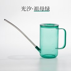 長嘴澆水壺 澆花器 灑水壺 澆水壺, 綠色, 1個