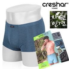 크레샤르 남성 3매 자연 인견 쿨 드로즈 팬티 3103