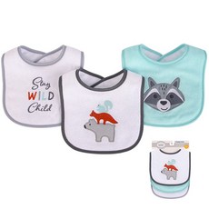 luvable friends 甜蜜寶貝 嬰幼兒雙層吸水口水巾圍兜 3入組
