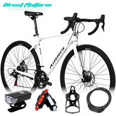 다이렉트플랫폼 프로마스터 주니어 알루미늄 로드자전거 700C 에어리스R1.4D LT 시마노14단, 1개, 166cm, 화이트블랙350(140~155cm)+6종사은품+완전조립